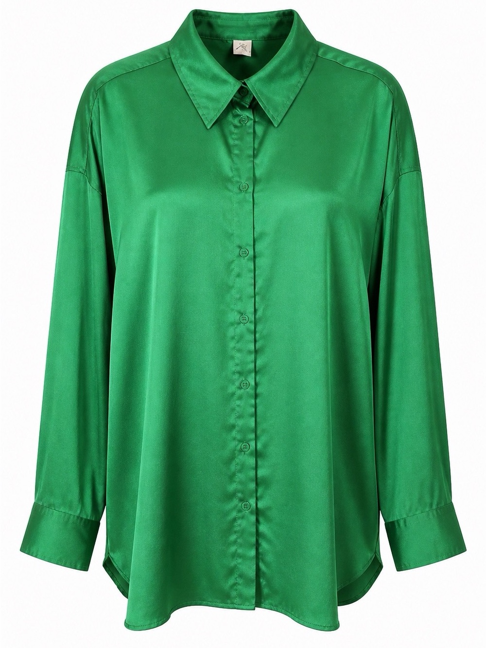H&M Emerald Green Satin Blouse - 2X